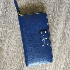 Kate Spade Navy Leather Wallet